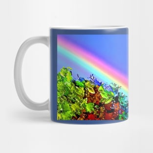 Cartoon Rainbow Garden Mug